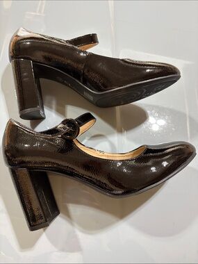 CL Launday 7.5 Black Patent Mary Jane Pumps - Elegant Women’s Shoes